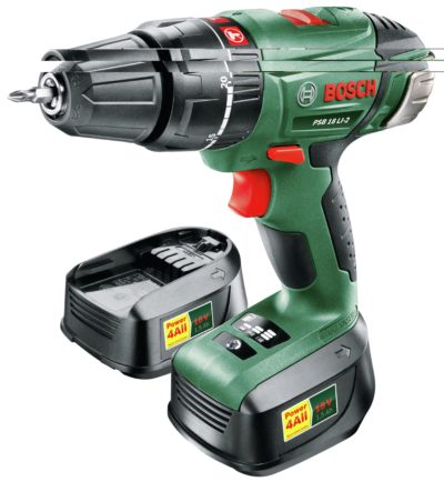 Bosch - PSB 18 2AH Hammer Drill with 2 Batteries -18V